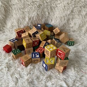 Wooden Alphabet Blocks